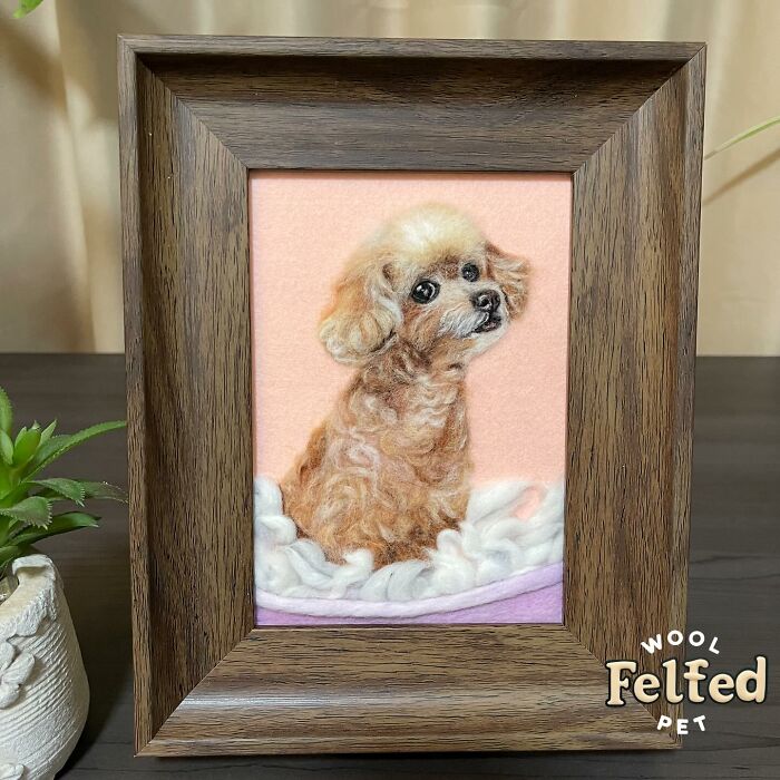 Wait, Someone Actually Turns Pets Into Woolly Mini Masterpieces!