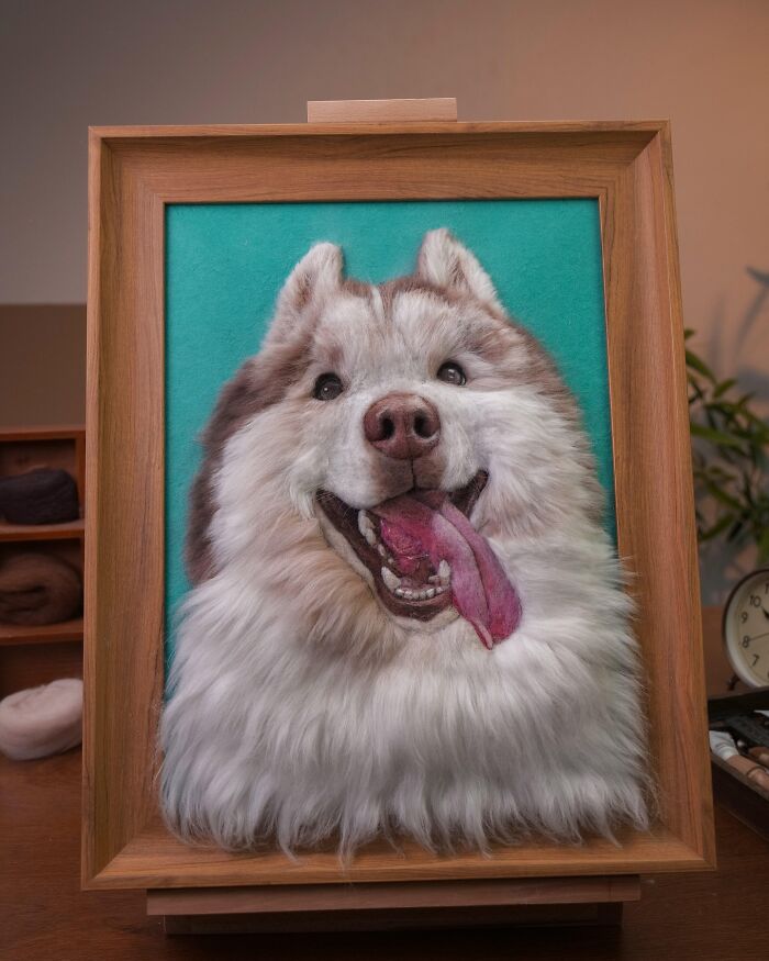 Wait, Someone Actually Turns Pets Into Woolly Mini Masterpieces!