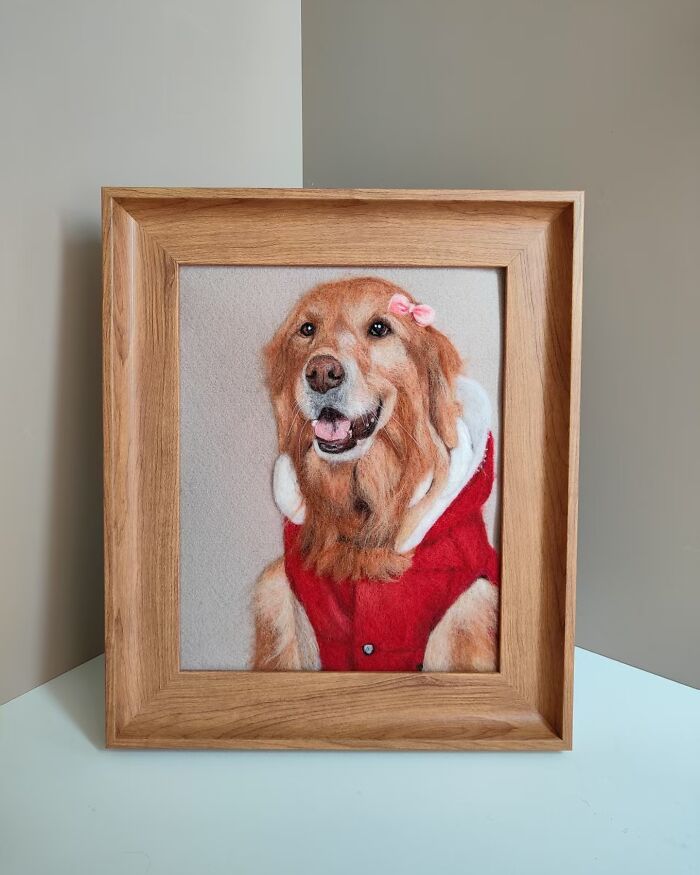 Wait, Someone Actually Turns Pets Into Woolly Mini Masterpieces!