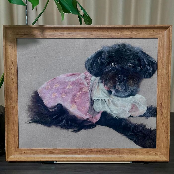 Wait, Someone Actually Turns Pets Into Woolly Mini Masterpieces!