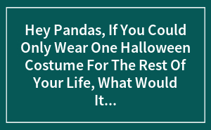 If You Had To Wear One Halloween Costume Forever, What Would It Be? Let’s Dream!