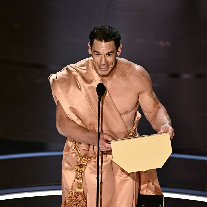 John Cena’s ‘Almost Naked’ Oscar Moment