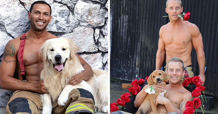 Wait Till You See These Firefighters and Their Pups!