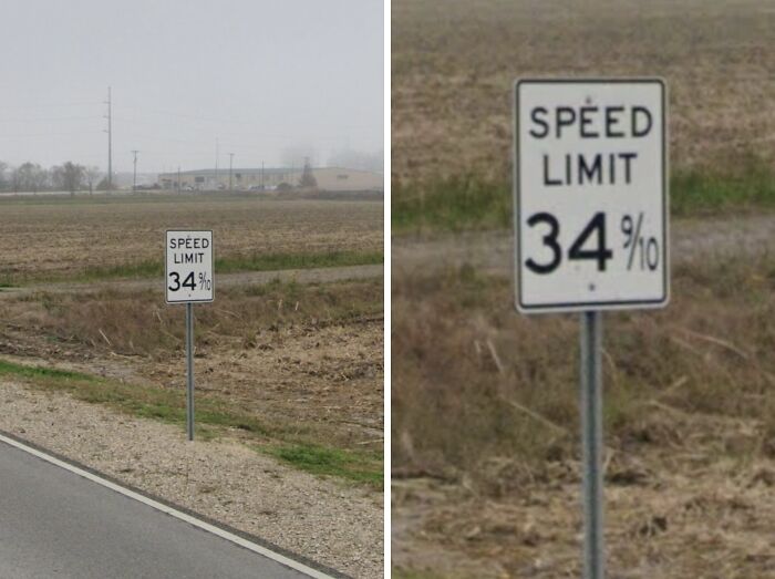 This Speed Limit Is Way Too Specific To Be Real