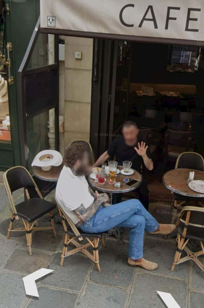 Post Malone Walks Into Google Streetview In Paris. Seriously.