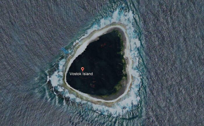 Why Is Vostok Island In The Pacific Totally Blacked Out?