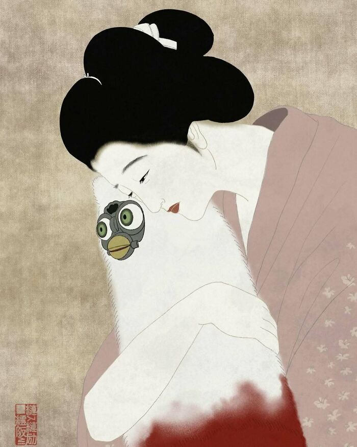 Sparkly Bling in Japanese Art