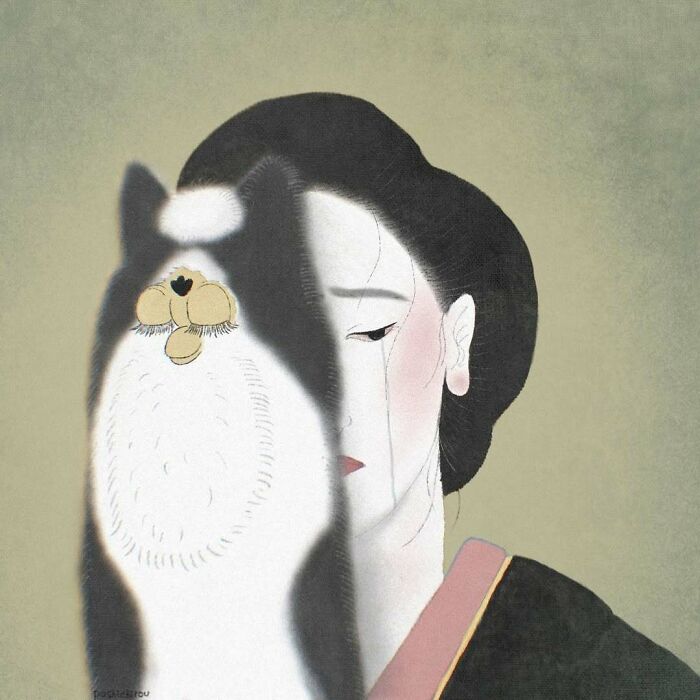When Old-School Japanese Art Meets Cats And It’s Totally Magical