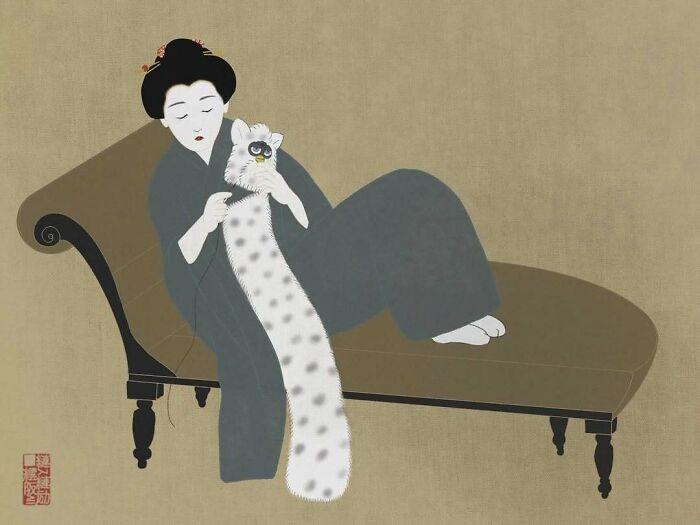 When Old-School Japanese Art Meets Cats And It’s Totally Magical