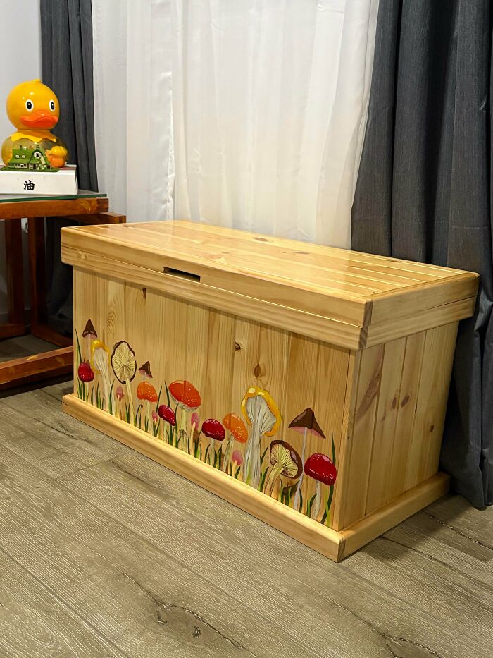 Painted The Chest My Father-In-Law Built!