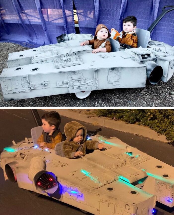 Homemade Millennium Falcon? Absolutely.