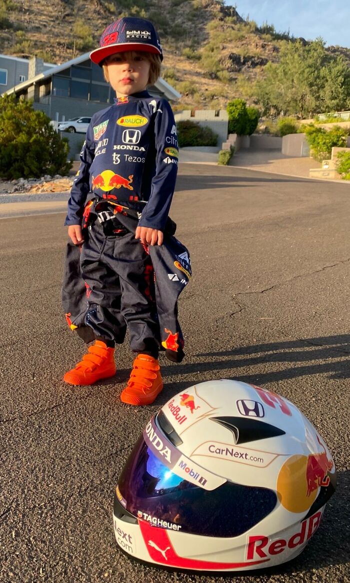 Mini Max Verstappen On Track
