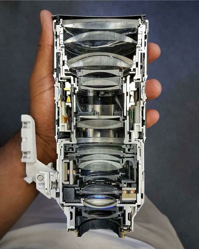 Inside A Sony Camera Lens—Tech Looks Cool Up Close