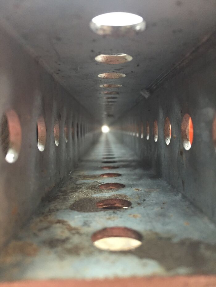 Inside A Sign Pole—Not Just Hollow Tubes