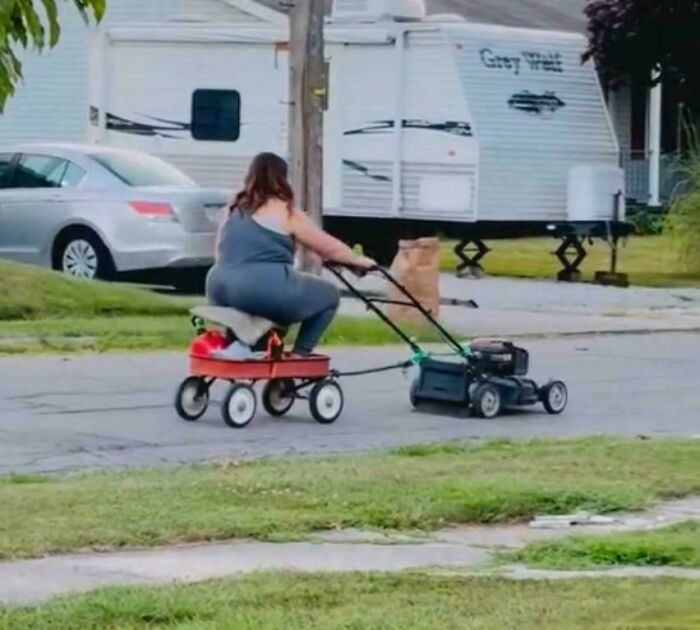 Riding Mower On an $8 Budget and a Dream