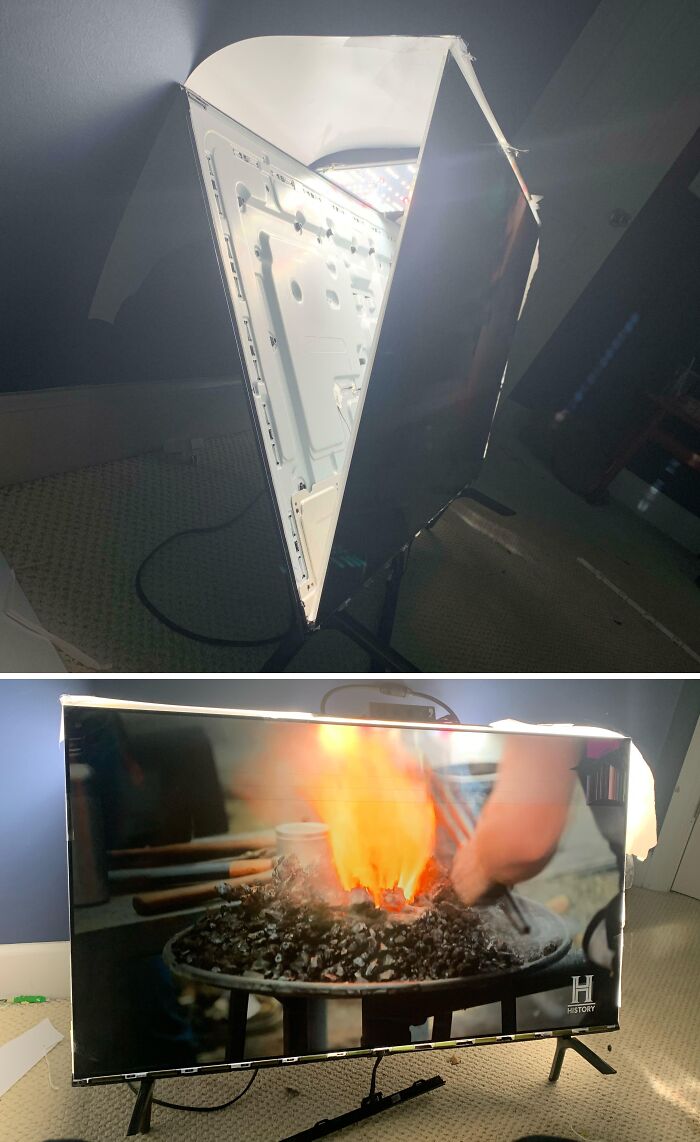 Dad’s Solution When TV LEDs Burnt Out