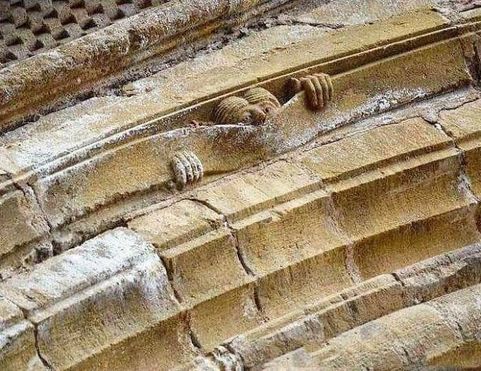 Medieval LOLs - Funny Carvings From A 1000-Year-Old French Abbey