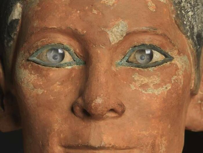 Those Eyes! 4,500-Year-Old Statue’s Creepy-Real Gazes Made From Fancy Stones
