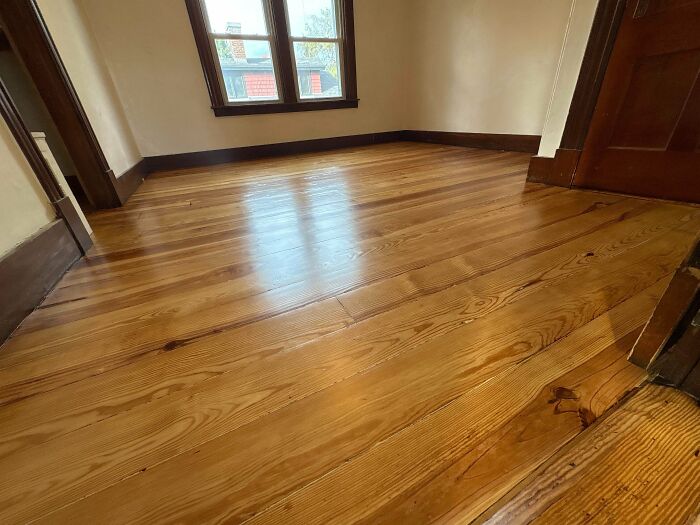 My Husband Just Flipped Our 1890s Floors Like a Pro!