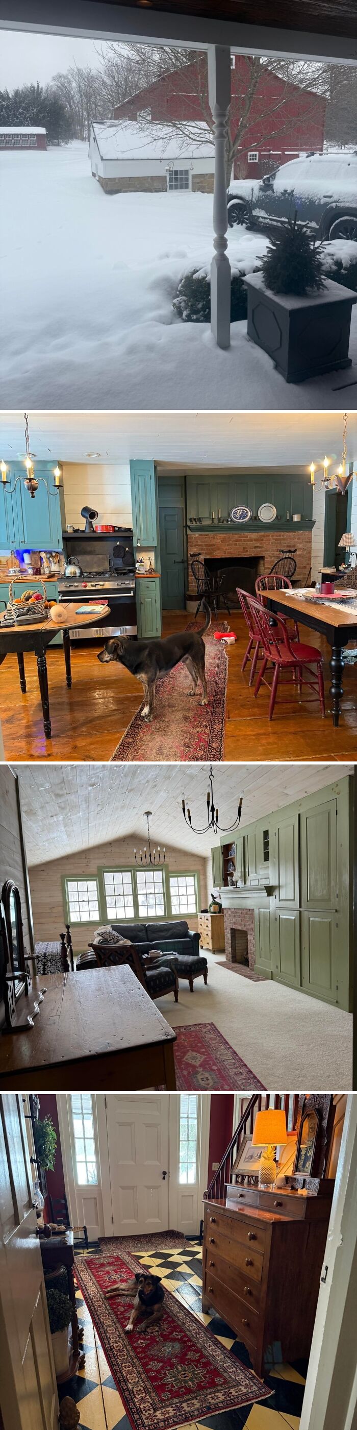 Snowed In at My Parent’s 1840s Farm House