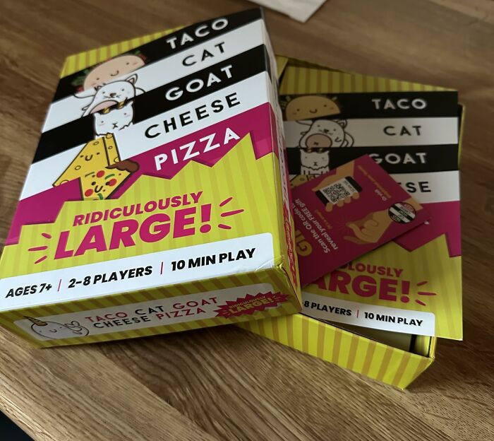 Their Brain Is About To Explode With This Silly Game: Taco Cat Goat Cheese Pizza