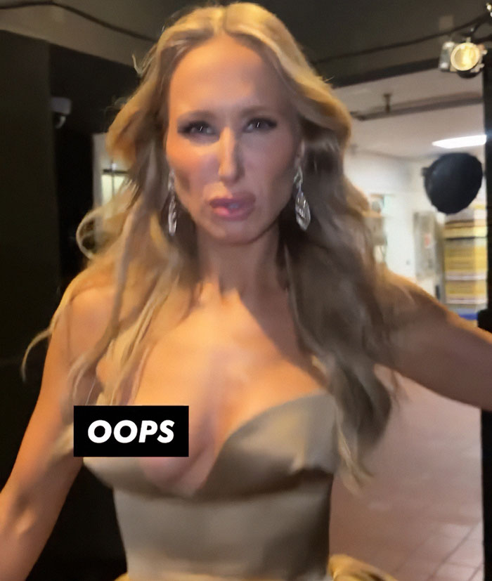 Nikki Glaser’s Golden Slip