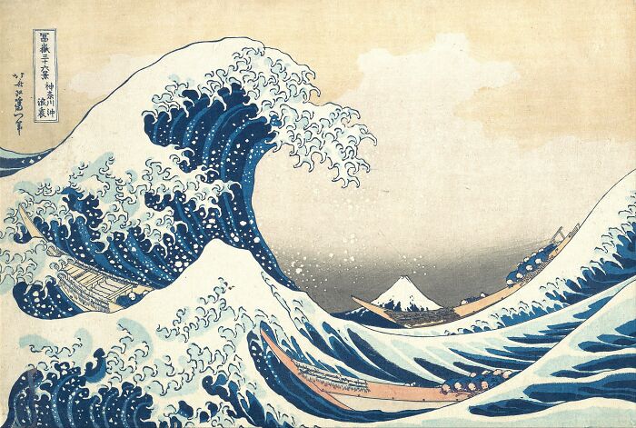 The Great Wave Off Kanagawa (1831) by Katsushika Hokusai