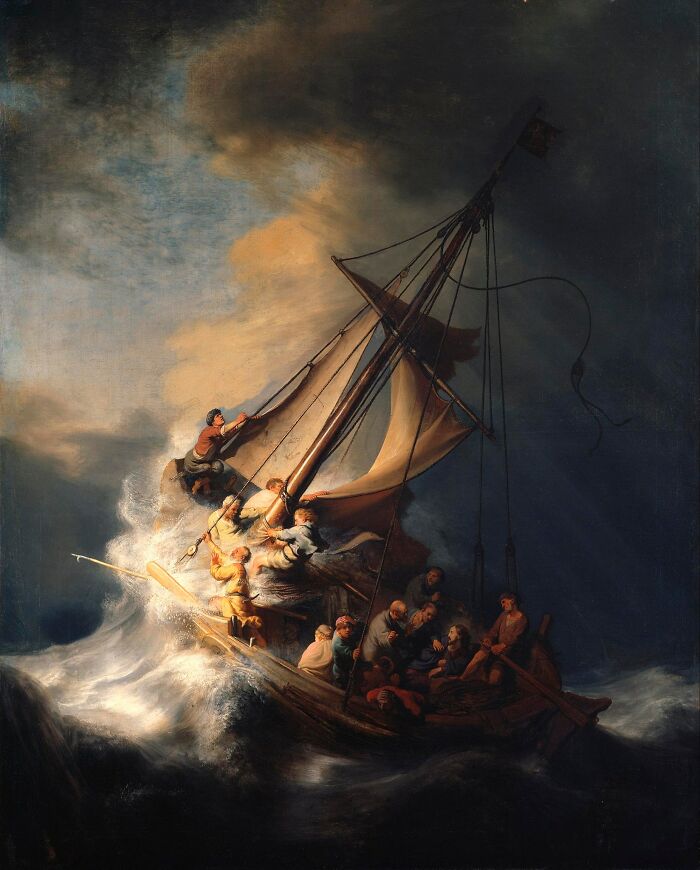 The Storm On The Sea Of Galilee (1633) by Rembrandt
