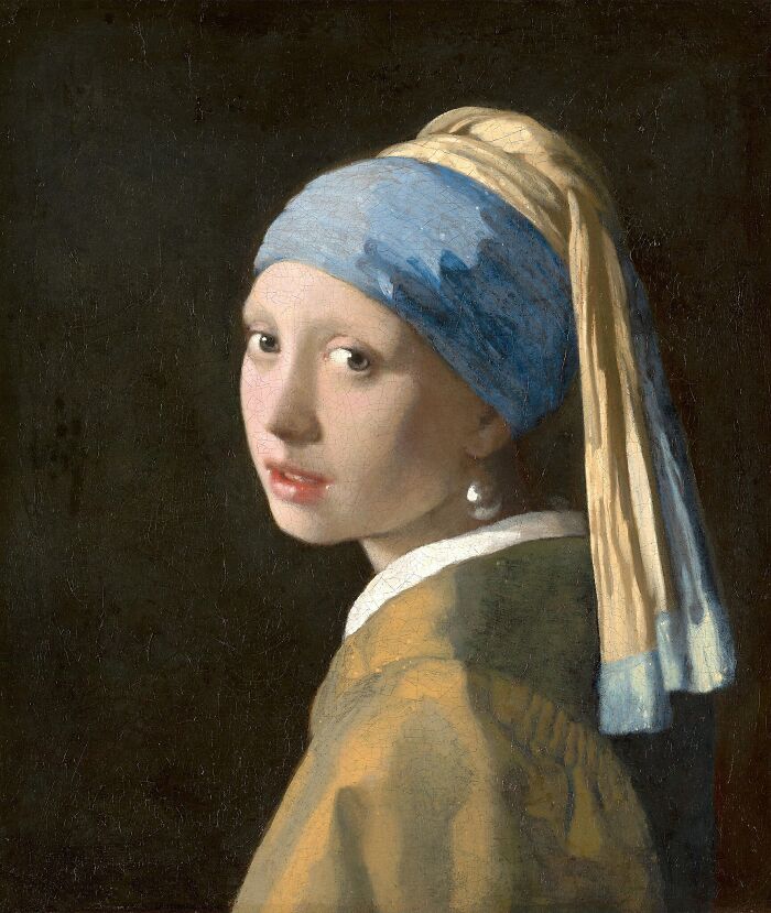 Girl With A Pearl Earring (1665) by Johannes Vermeer