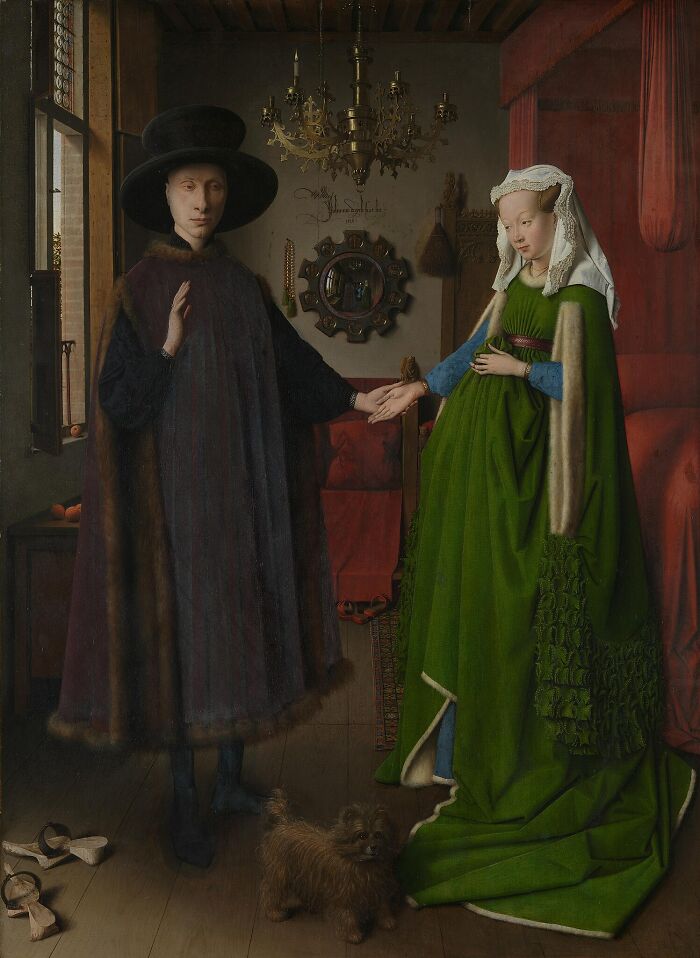Arnolfini Portrait (1434) by Jan Van Eyck