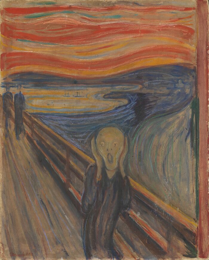 The Scream (1893) by Edvard Munch