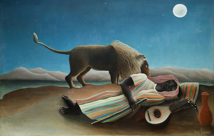 The Sleeping Gypsy (1897) by Henri Rousseau