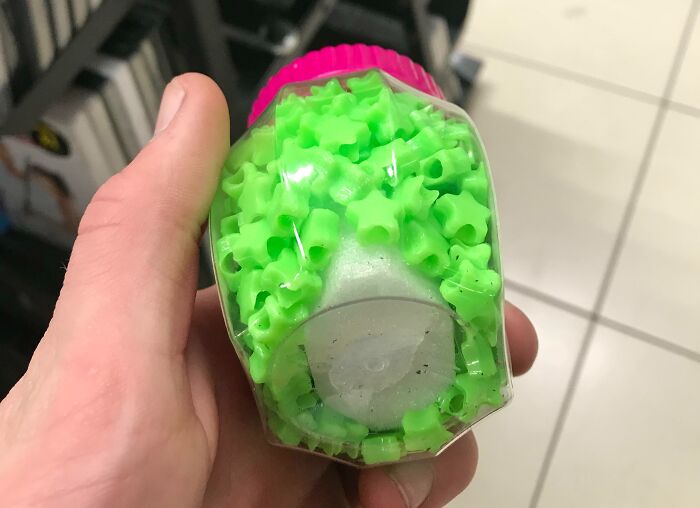 Big Block Of Foam Covers The Entire Kids' Necklace Bead Pack