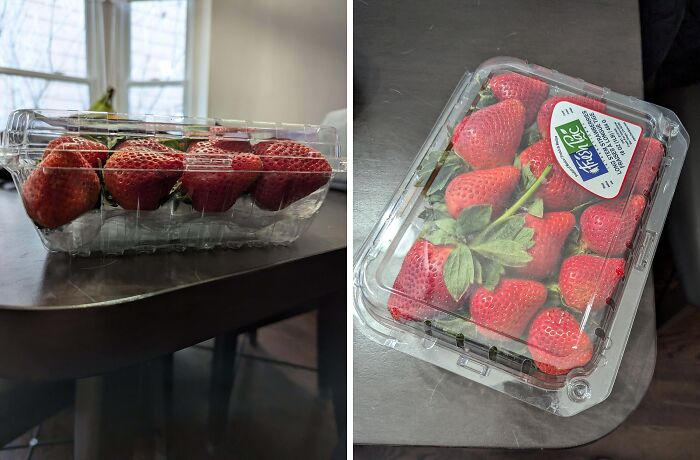 Strawberry Package Padding Tricks You With Fake Fullness