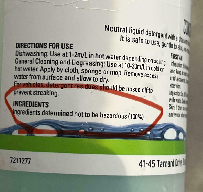 Liquid Detergent Ingredients List? More Like Gibberish!