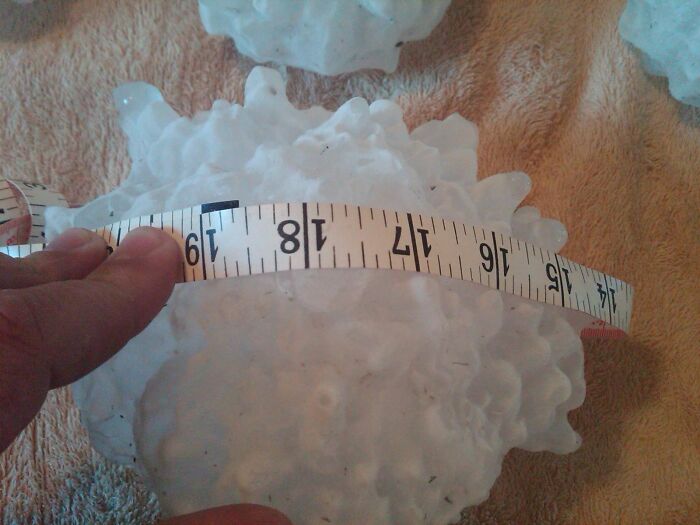 Vivian, South Dakota’s Volleyball-Sized Hailstone