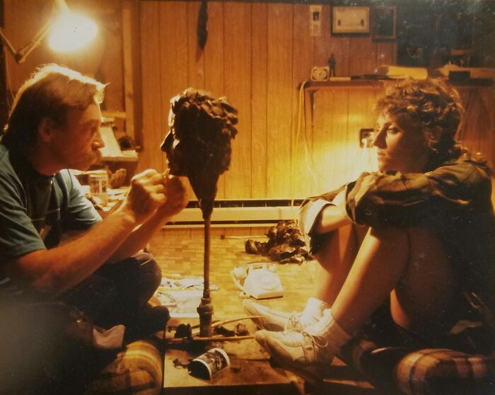 Dad Sculpting Mom: The OG Artist at Work in the '80s