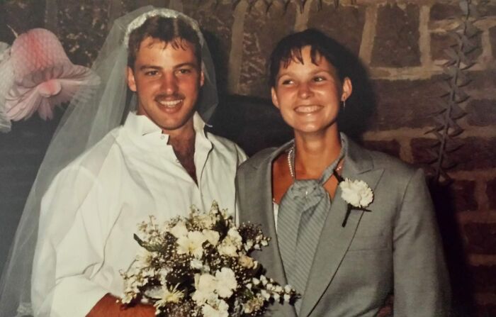 Parents Swapping Wedding Outfits in 1984—Why Not?