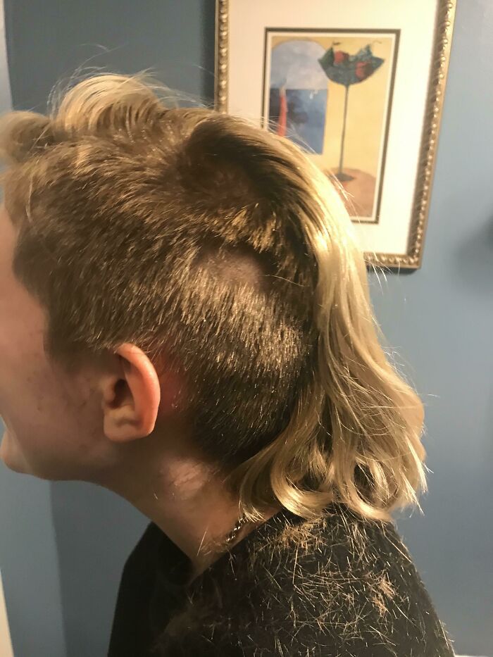 Forgot the Guard While Cutting Kid’s Hair – Oops