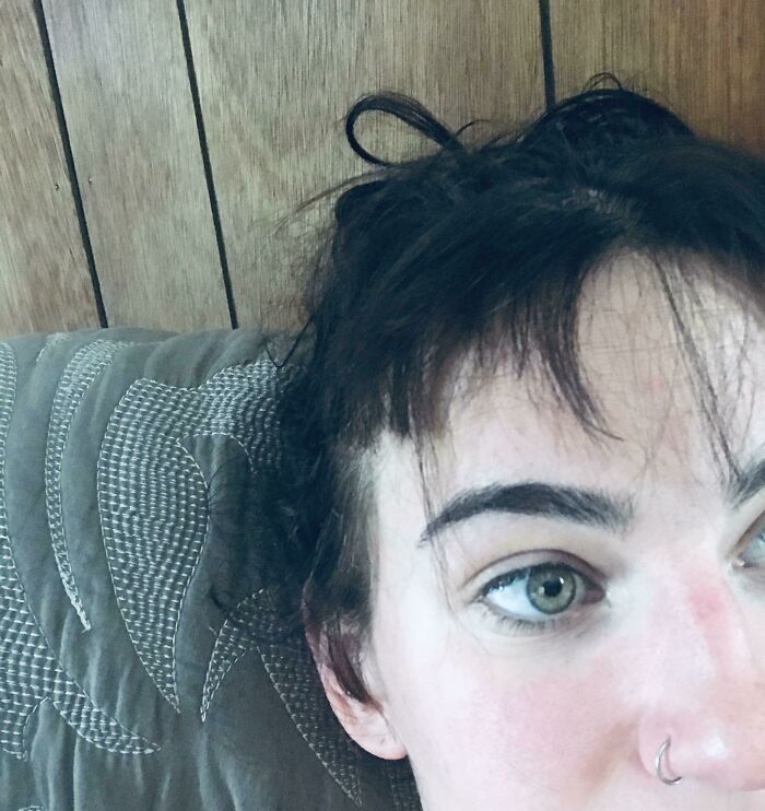 Adult Me Drunkenly Cuts My Own Bangs... What Could Go Wrong?