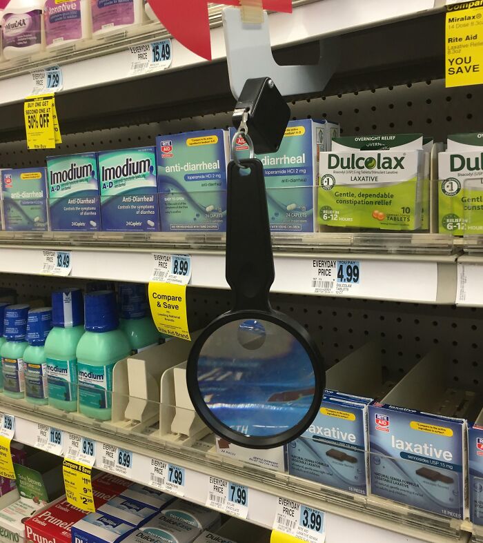 Pharmacy Boosts Reading Power with a Handy Magnifying Glass