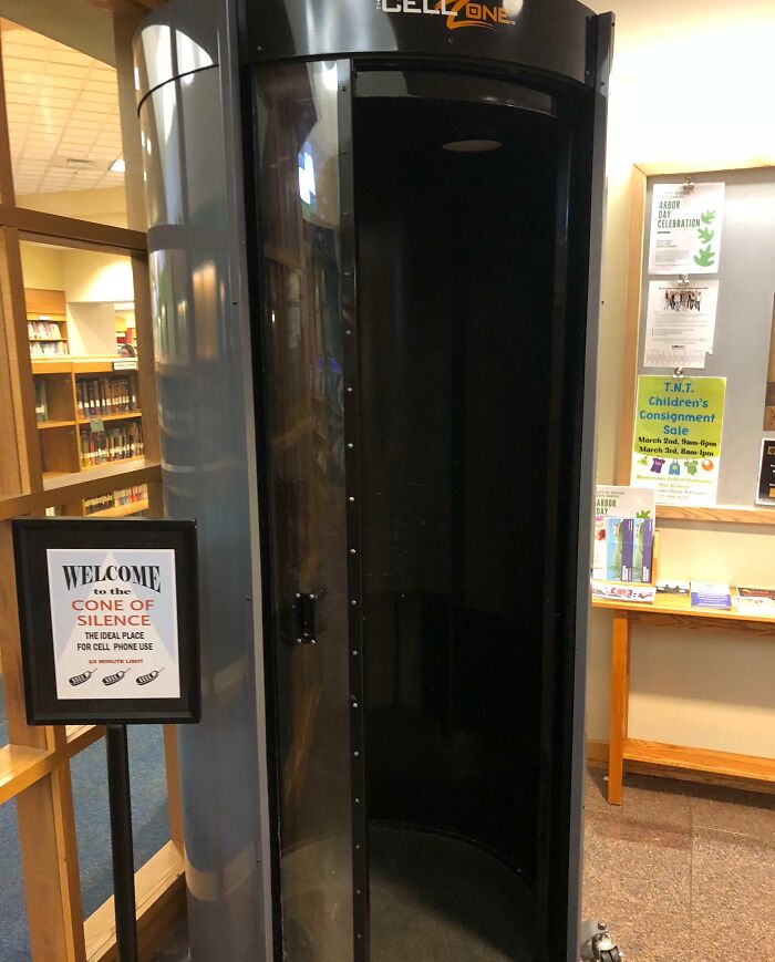 Library Phone Vault: A Quiet Place to Chat Without the Drama
