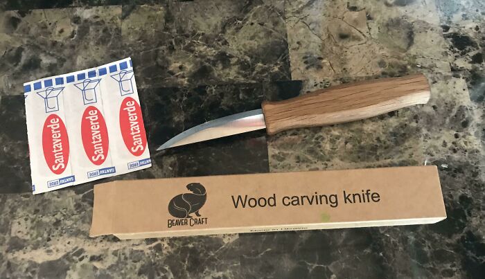Wood Carving Knife Comes With Bandaids Because Ouch Happens