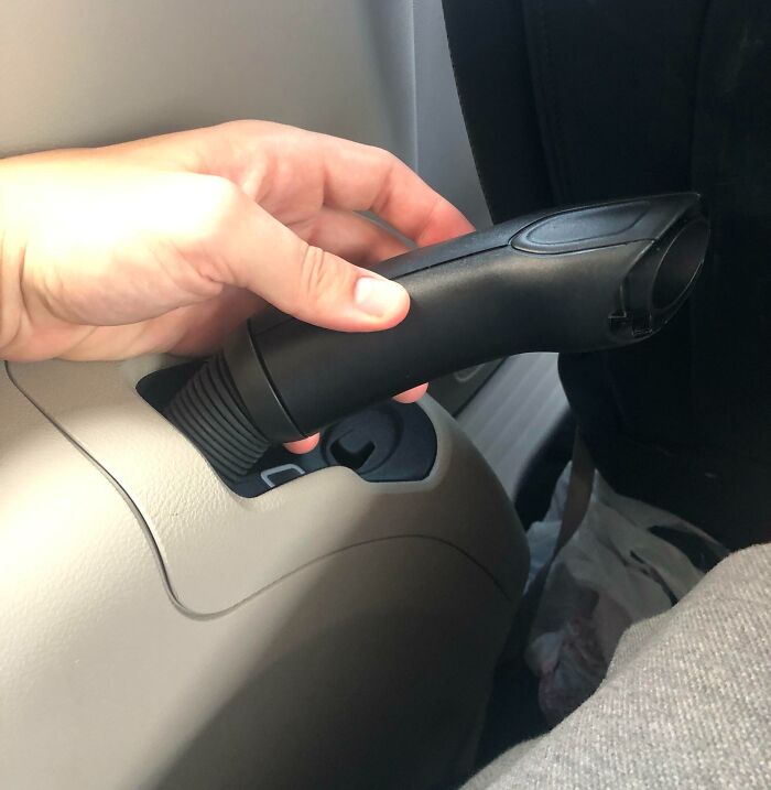 Mini Van with Built-In Vacuum. Clean Up While You Drive!