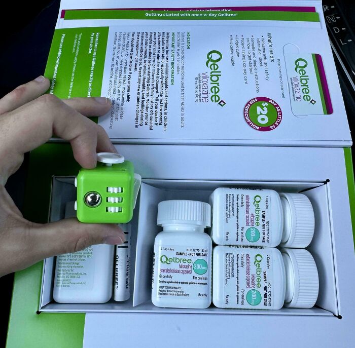 ADHD Meds Pack That Comes With a Fidget Cube for Extra Focus Fun