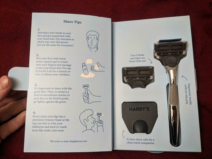 New Razor Comes with a How-To Shave Instruction (Because Why Not?)