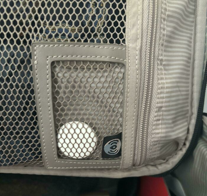 Luggage with Secret Pocket for Tracking Device So You Know Where Your Bags Hide