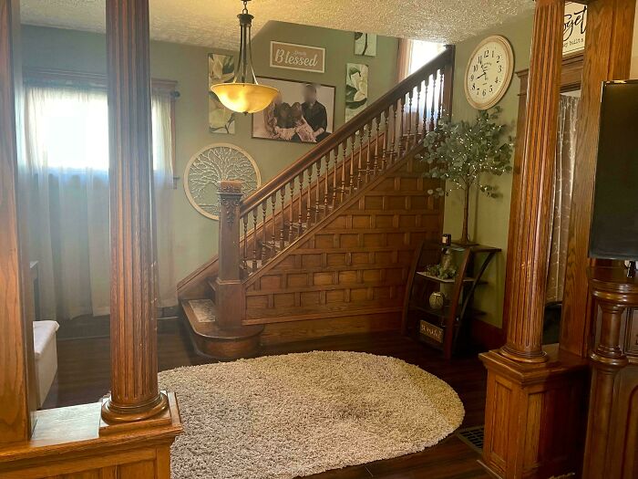 Original Woodwork from 1901—Still Going Strong