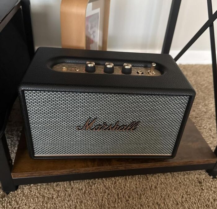 Turn Your Living Room From "Tiny Tinny Speaker" To "VIP Rock Concert" With This Marshall Acton III Bluetooth Speaker