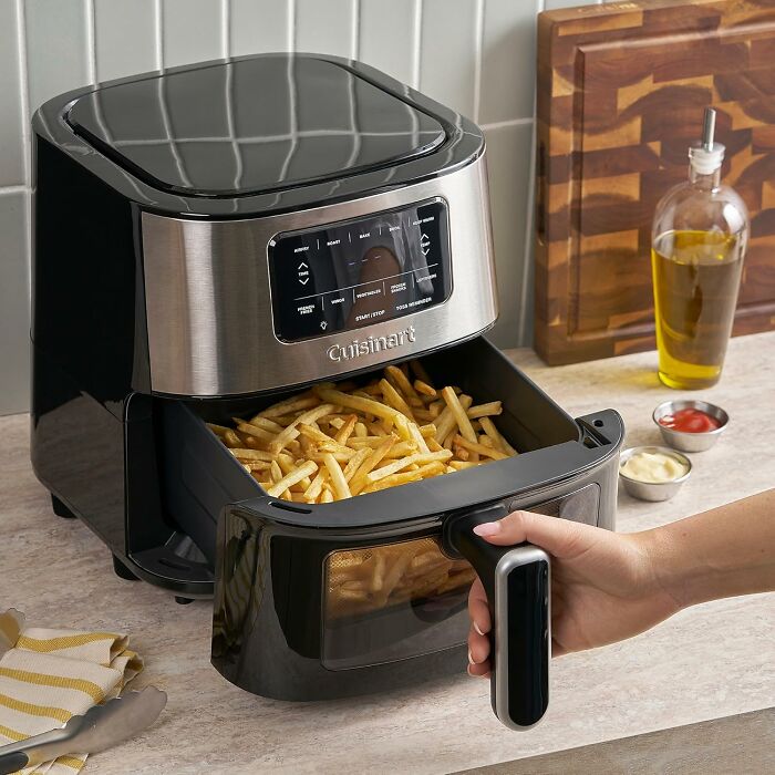 Wave Goodbye To Your Smoke-Alarming Oven Tray And Say Hello To The Cuisinart Air Fryer
